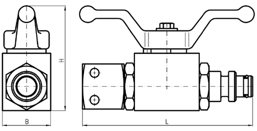 hyd/kh/c25nm   Ball valve KJ25, nipple?socket  球閥